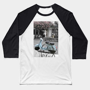 Blue Scooter at the Jazz Cafe Baseball T-Shirt